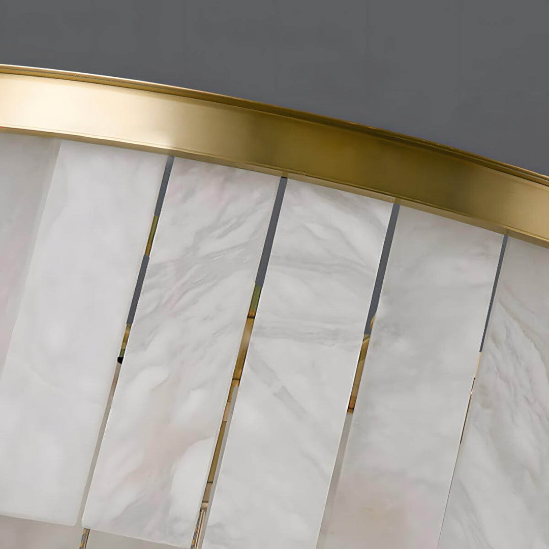Windham Alabaster Chandelier – Elegant Brass & Alabaster Lighting | Vinlighting | Vinlighting