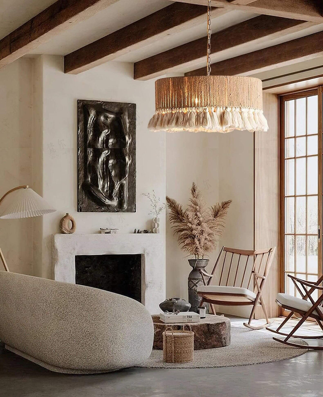 Xenova Pendant Light β Bohemian Style Hemp Rope Creative Pendant Light