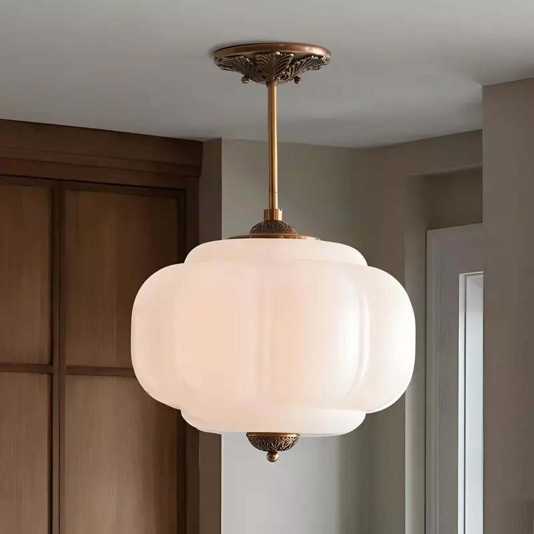 Zelvion Pendant Lamp - Vintage Pumpkin Creative Glass Lighting