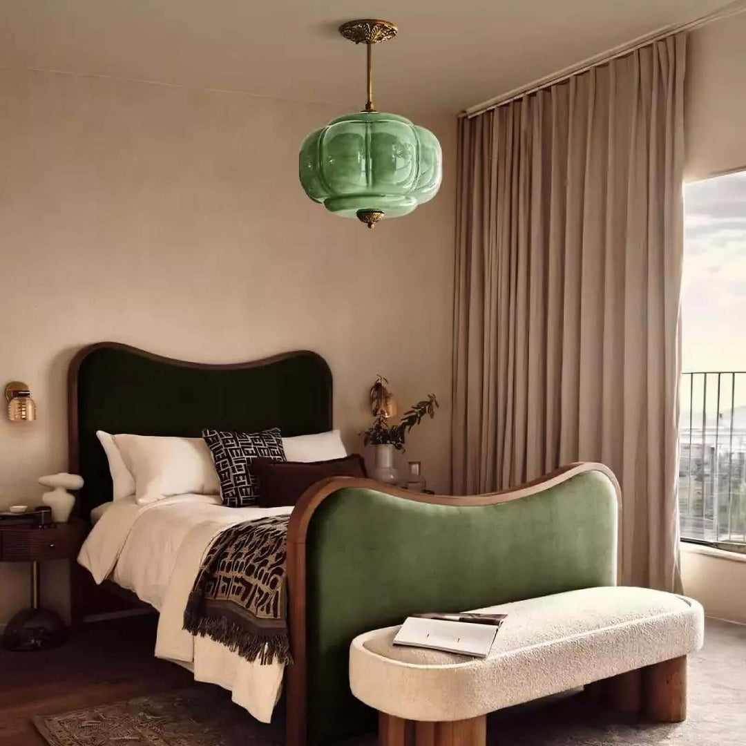 Zelvion Pendant Lamp - Vintage Pumpkin Creative Glass Lighting