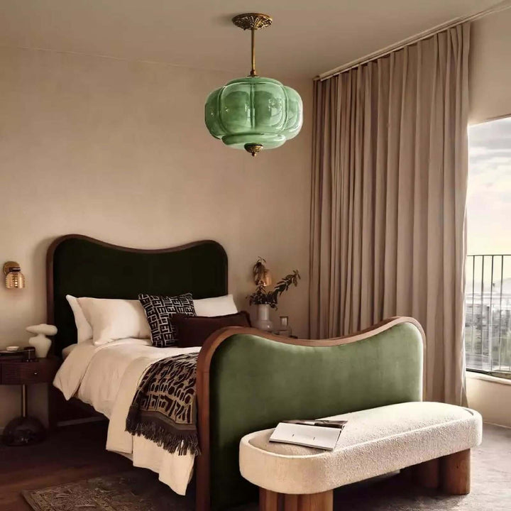 Zelvion Pendant Lamp - Vintage Pumpkin Creative Glass Lighting