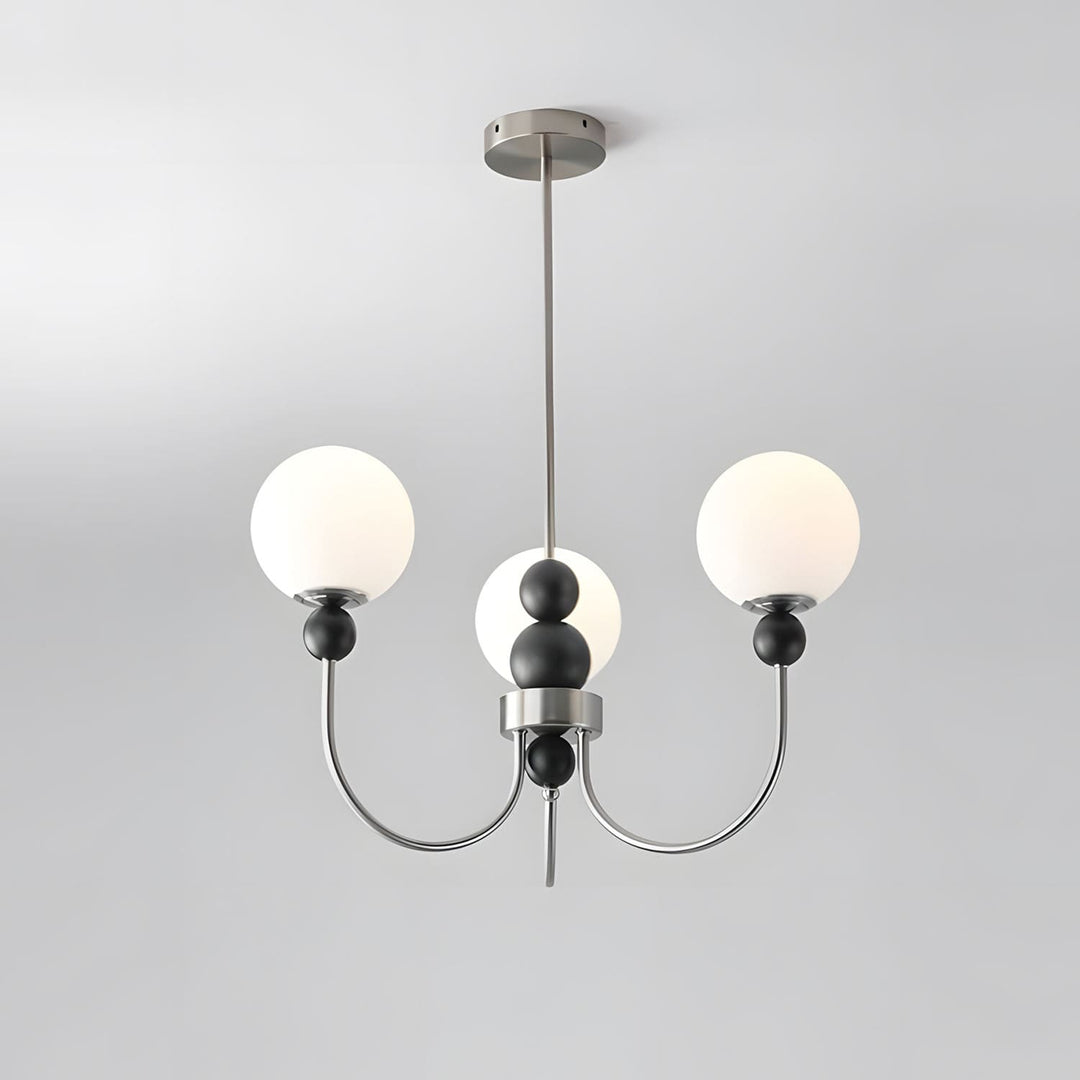 Zentis Chandelier β Mid Century Glass Light for Living Room