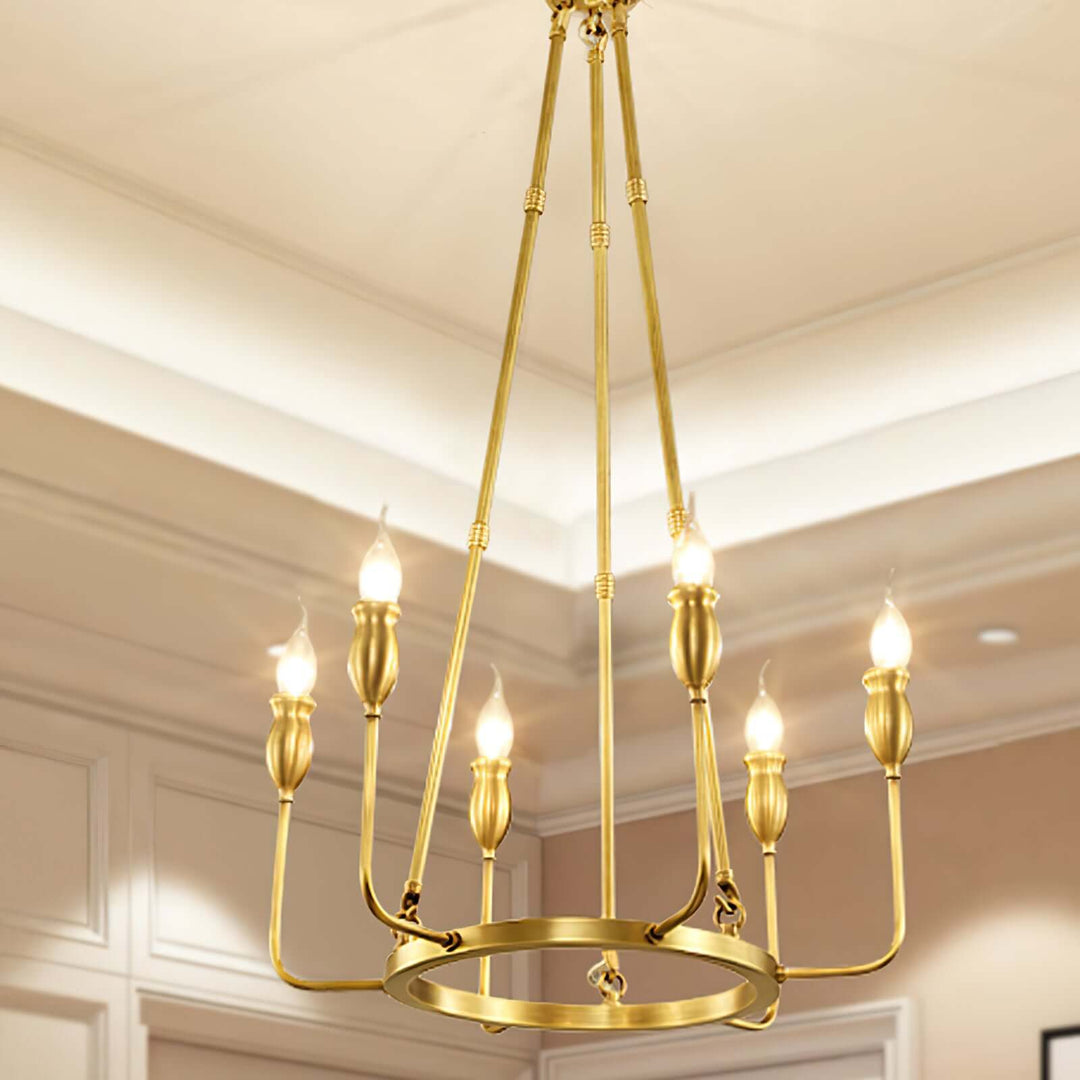 Zilro Chandelier โ American Light Luxury Indoor Chandelier