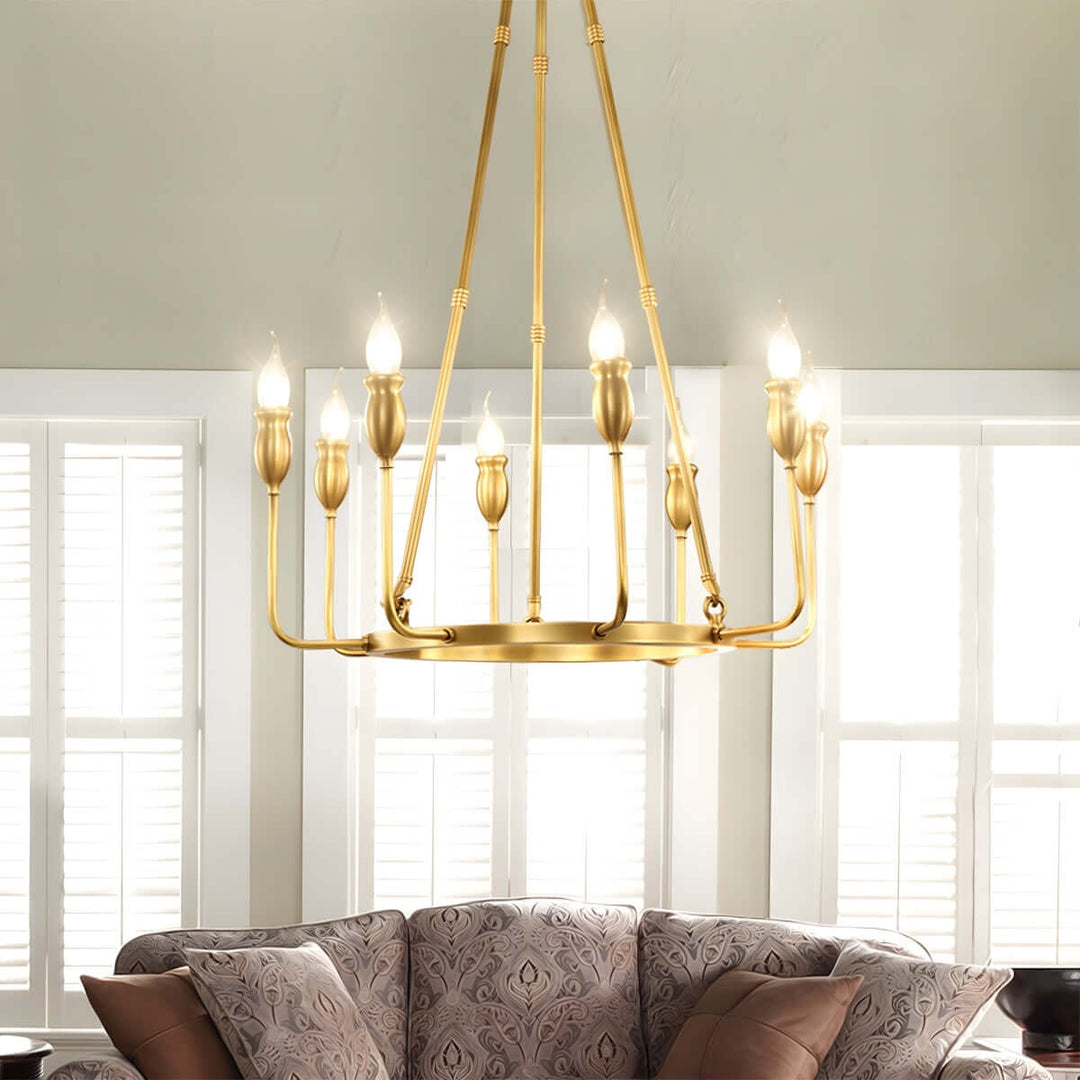 Zilro Chandelier โ American Light Luxury Indoor Chandelier