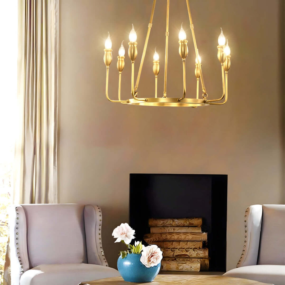 Zilro Chandelier โ American Light Luxury Indoor Chandelier