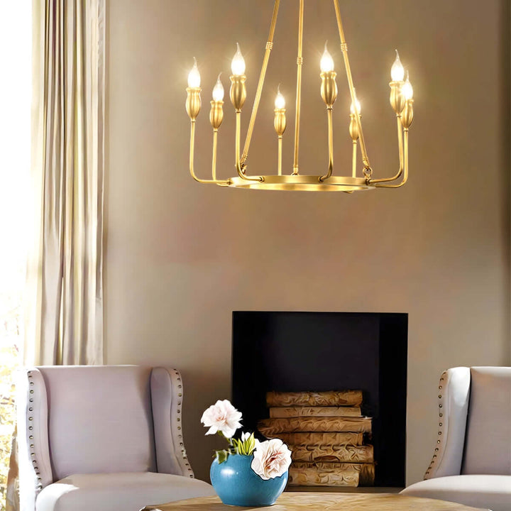 Zilro Chandelier โ American Light Luxury Indoor Chandelier