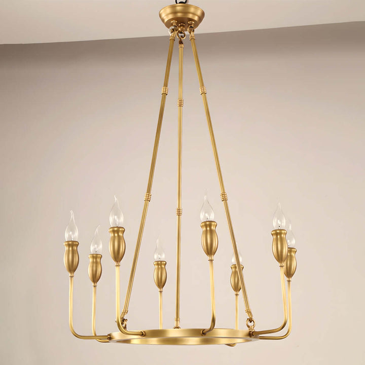 Zilro Chandelier โ American Light Luxury Indoor Chandelier