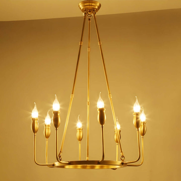 Zilro Chandelier โ American Light Luxury Indoor Chandelier