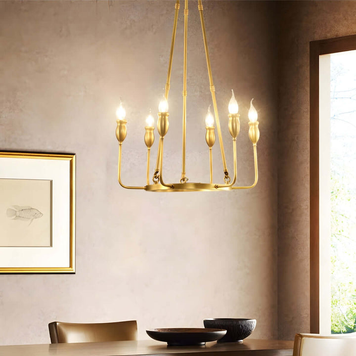 Zilro Chandelier โ American Light Luxury Indoor Chandelier