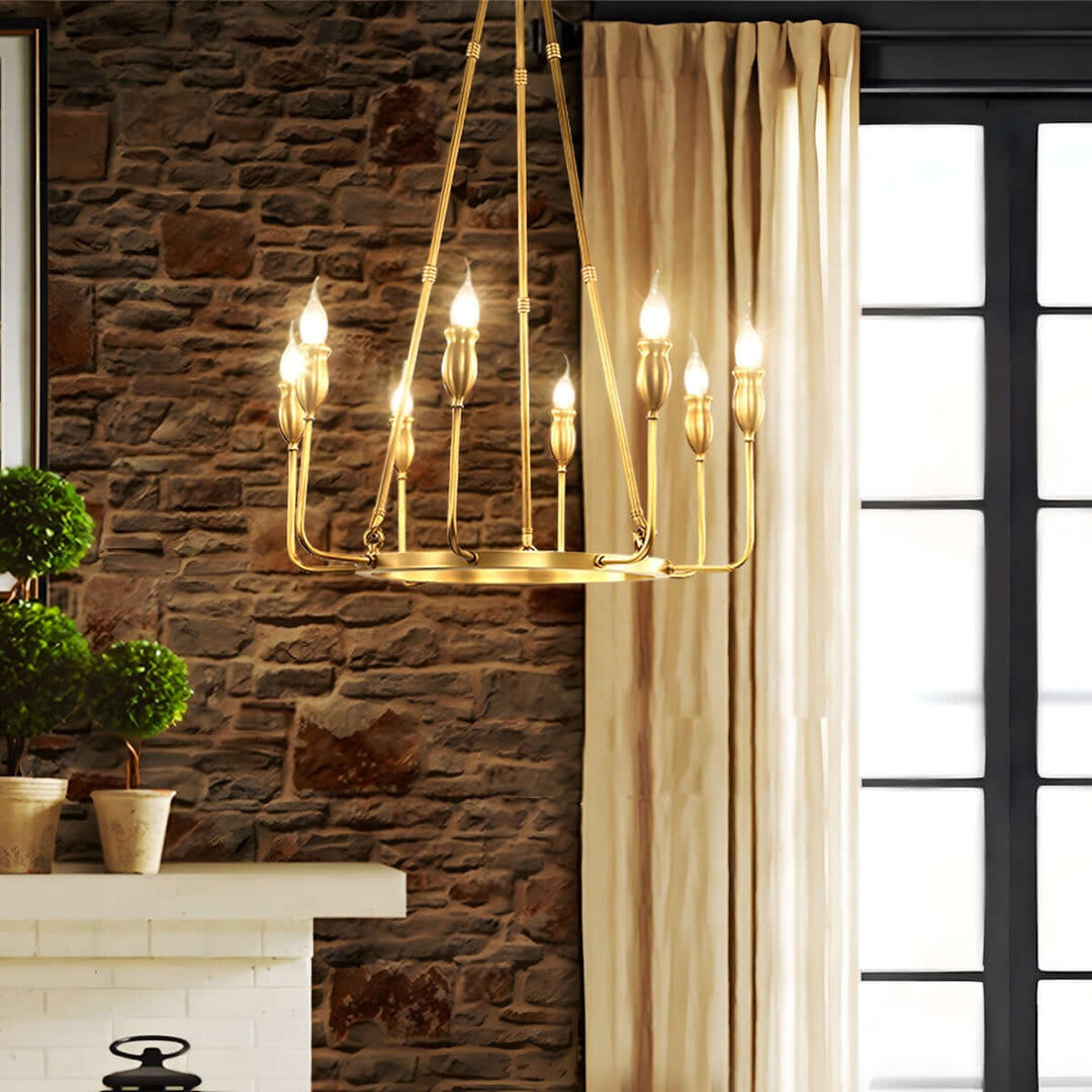 Zilro Chandelier โ American Light Luxury Indoor Chandelier