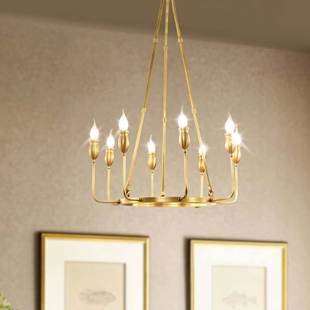 Zilro Chandelier โ American Light Luxury Indoor Chandelier