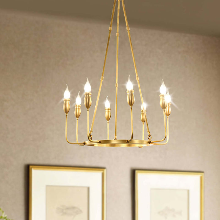Zilro Chandelier โ American Light Luxury Indoor Chandelier