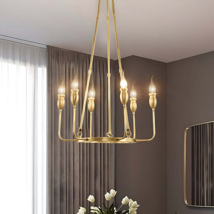 Zilro Chandelier โ American Light Luxury Indoor Chandelier