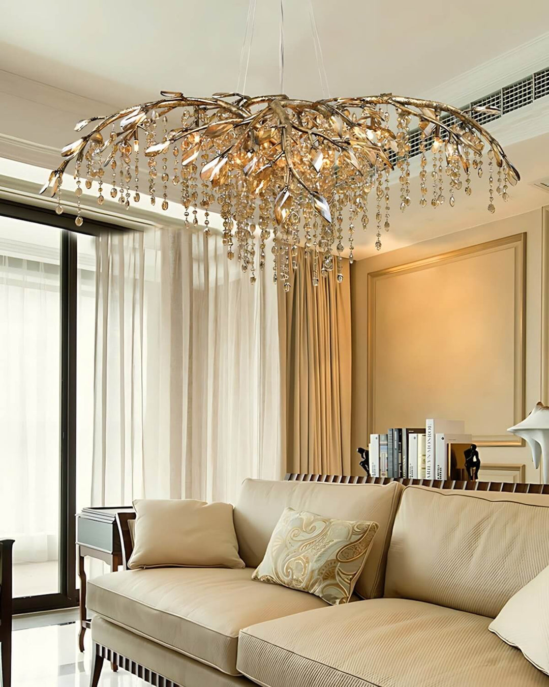 Zirvona Crystal Chandelier β French Light Luxury Crystal Chandelier