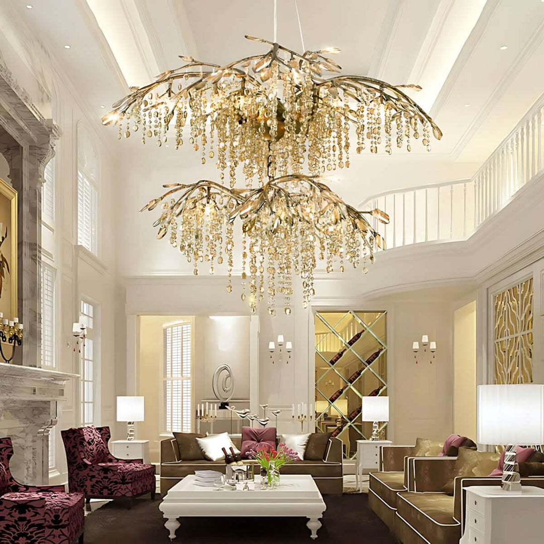 Zirvona Crystal Chandelier β French Light Luxury Crystal Chandelier