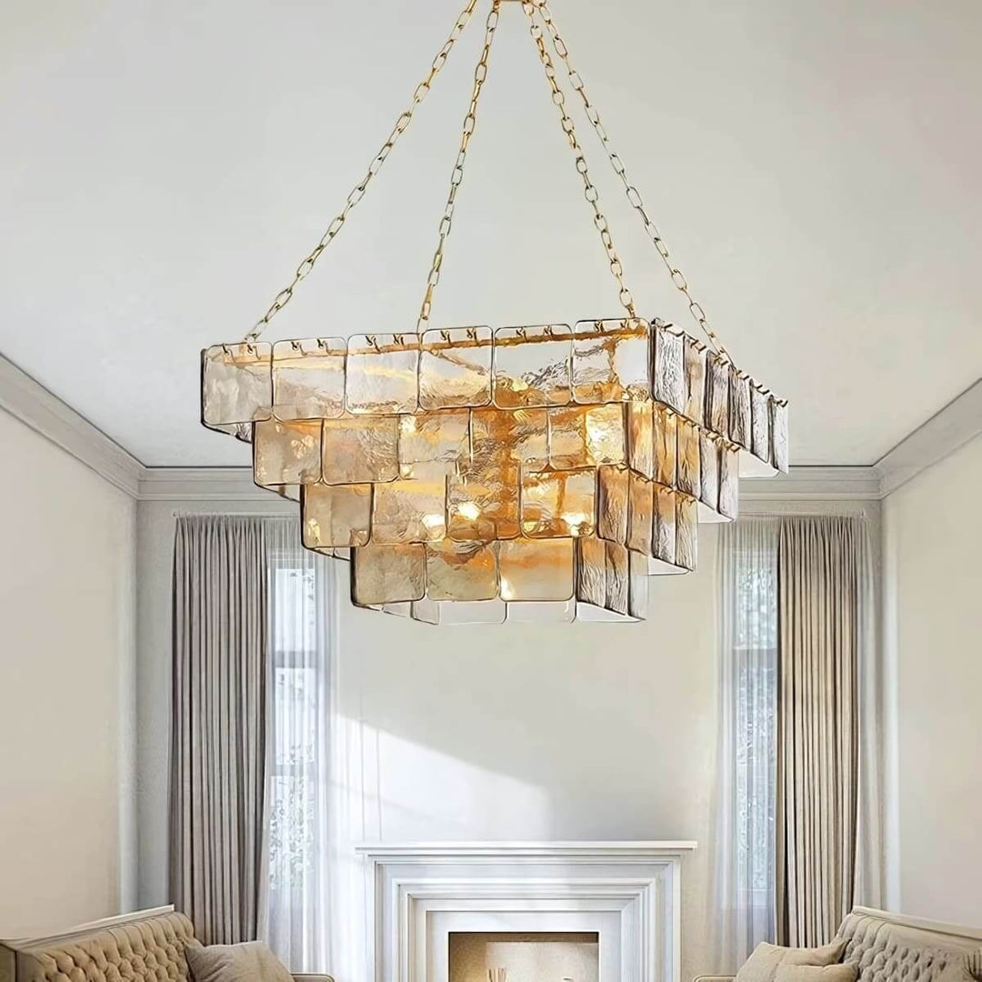 Zorvexa Chandelier - French Luxury Lighting for Villas & Living Rooms