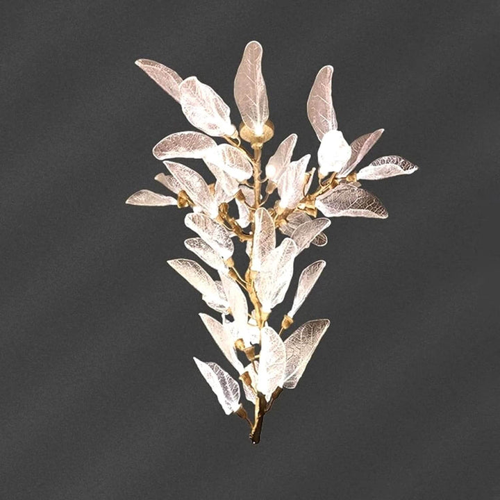 Zybril Chandelier - Modern Brass Art Deco Floral Light Fixture