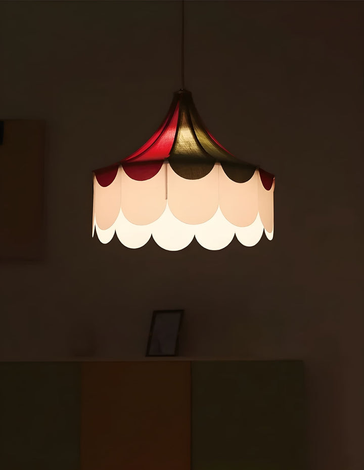 Zylaris Pendant Lighting – Contemporary Fabric Metal Light for bedroom