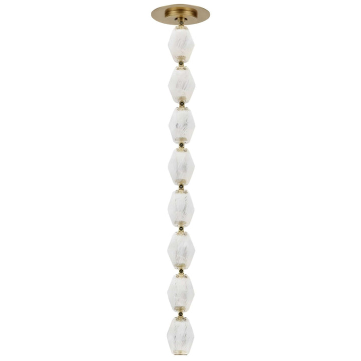 Zypheria Chandelier - Modern Chrome Beaded Glass Art Deco Light