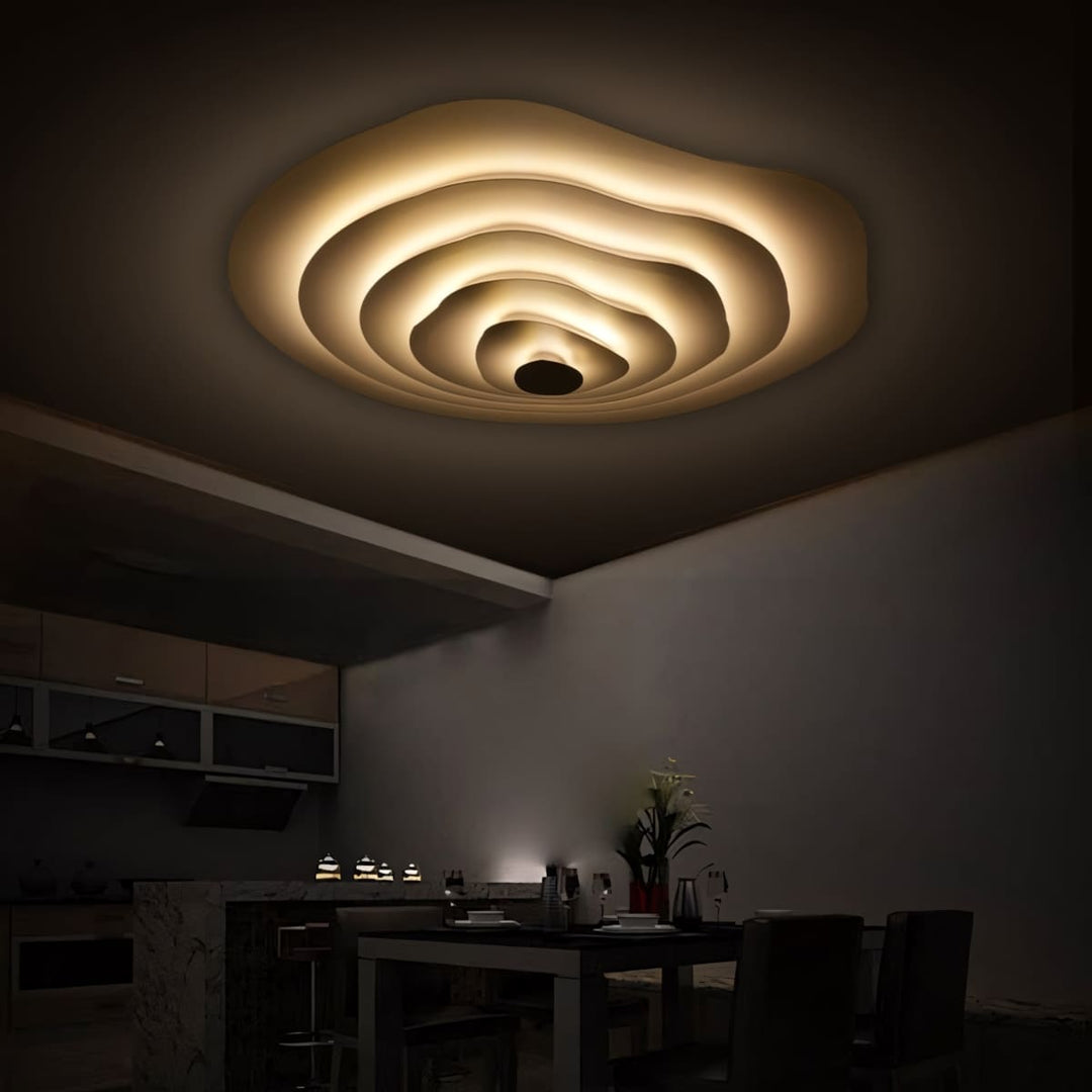 Zyphon Ceiling Lamp β French Minimalist Cream Bedroom Lighting