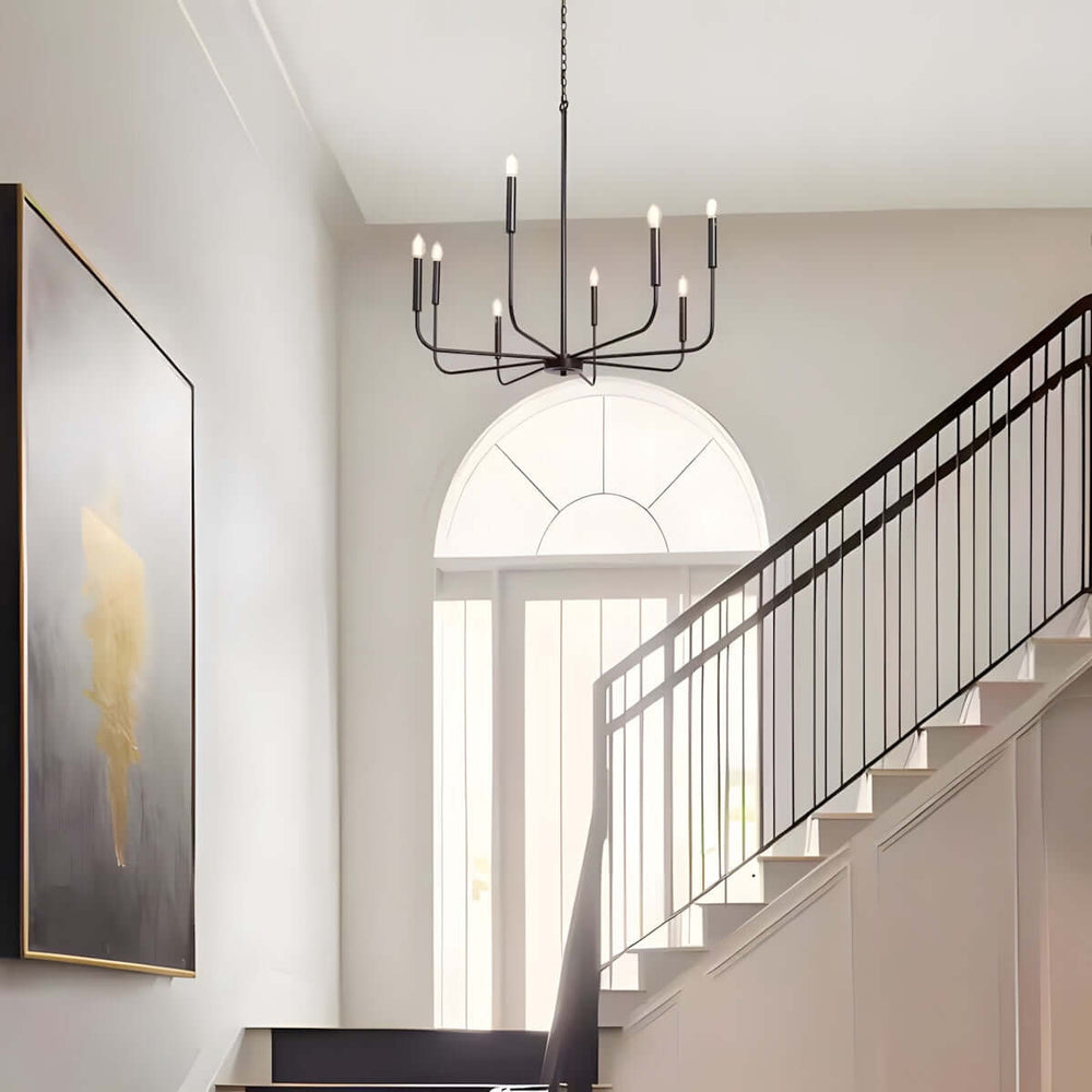 Zyro Fane Chandelier - Country Vintage Industrial Lighting