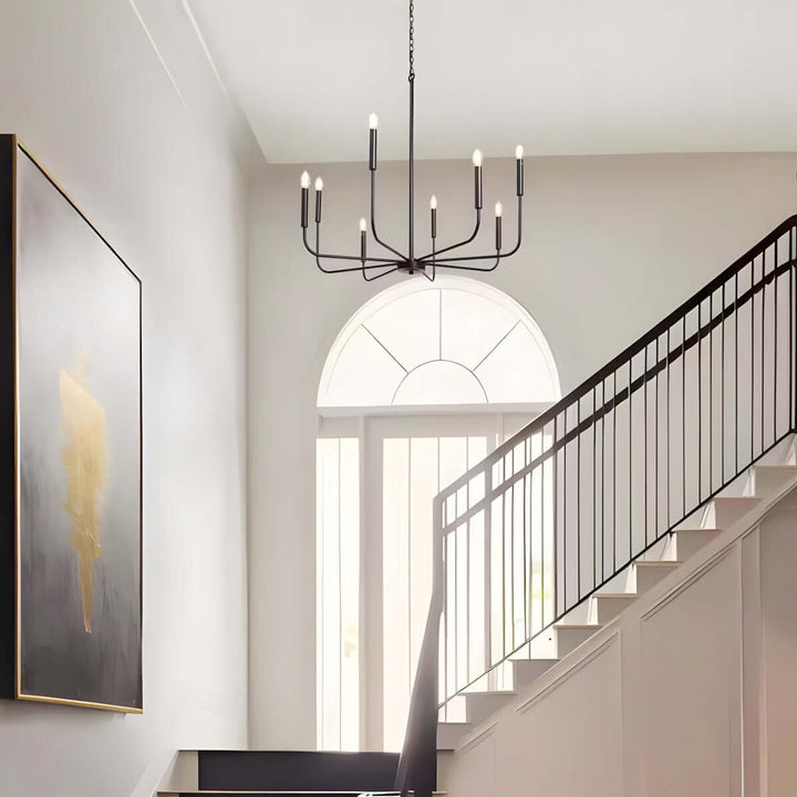 Zyro Fane Chandelier - Country Vintage Industrial Lighting