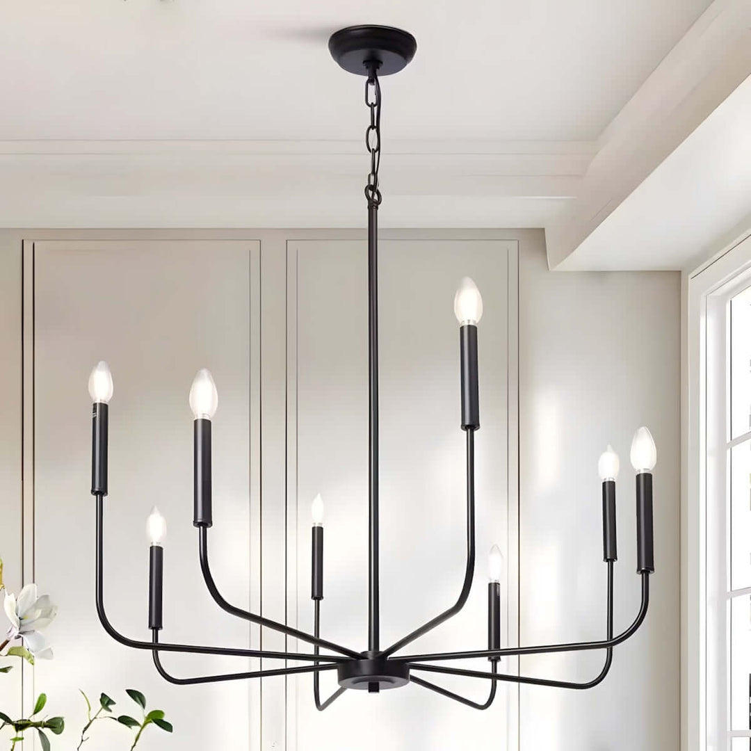 Zyro Fane Chandelier - Country Vintage Industrial Lighting