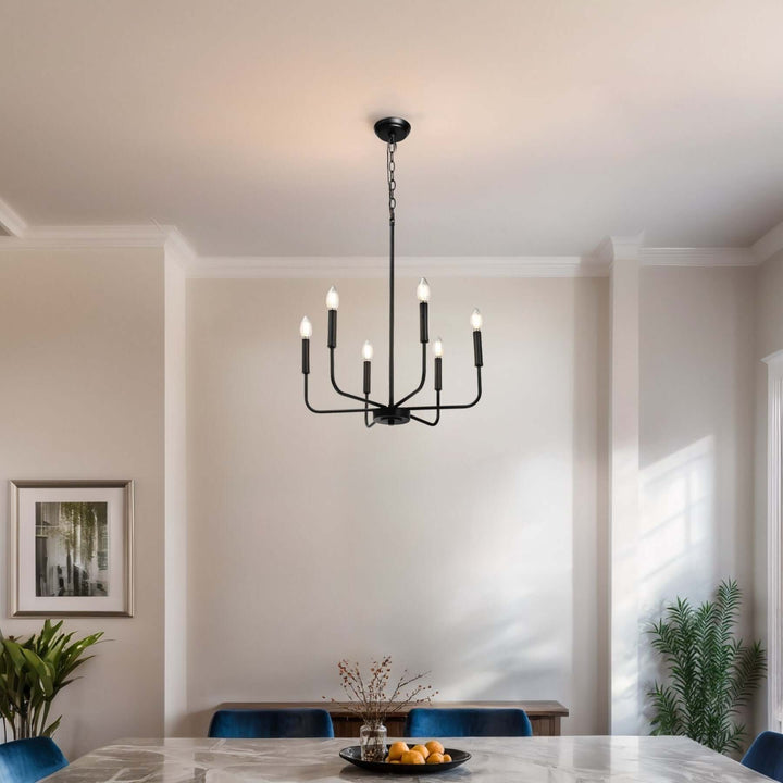 Zyro Fane Chandelier - Country Vintage Industrial Lighting