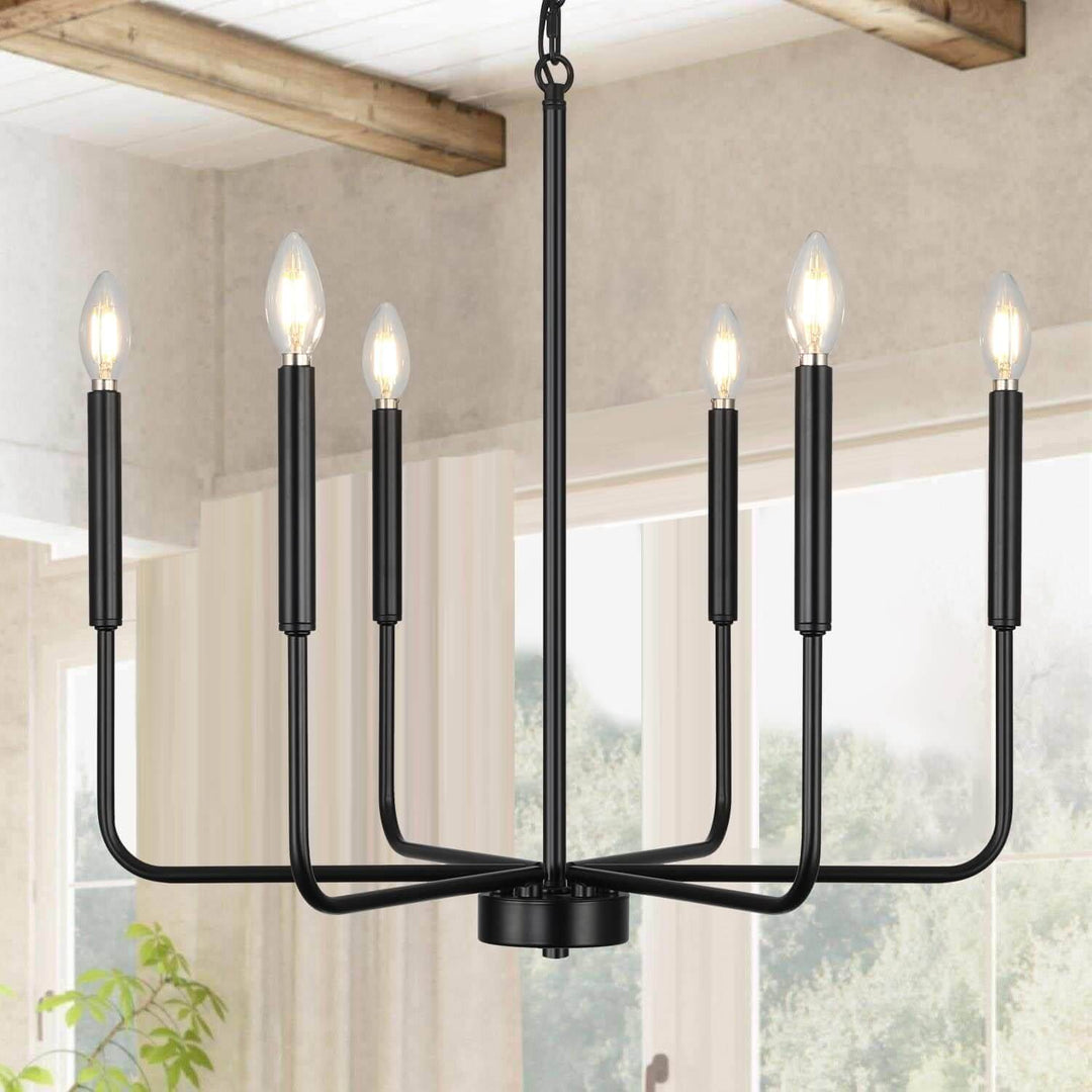 Zyro Fane Chandelier - Country Vintage Industrial Lighting
