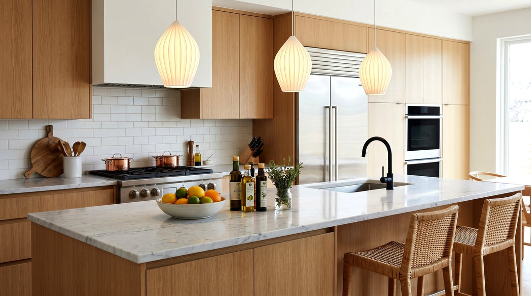 Pendant Lights Over a Kitchen Island: Height, Spacing, and Size Guide