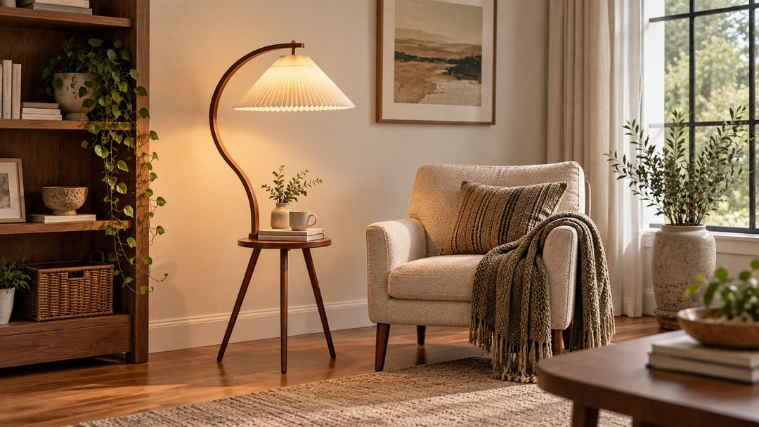 Floor Lamps with Shelves: Smart Placement Ideas for Small and Stylish Spaces