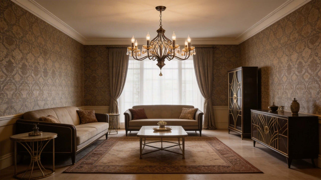 Bring classic elegance to your home with exquisite Art Deco chandeliers.
