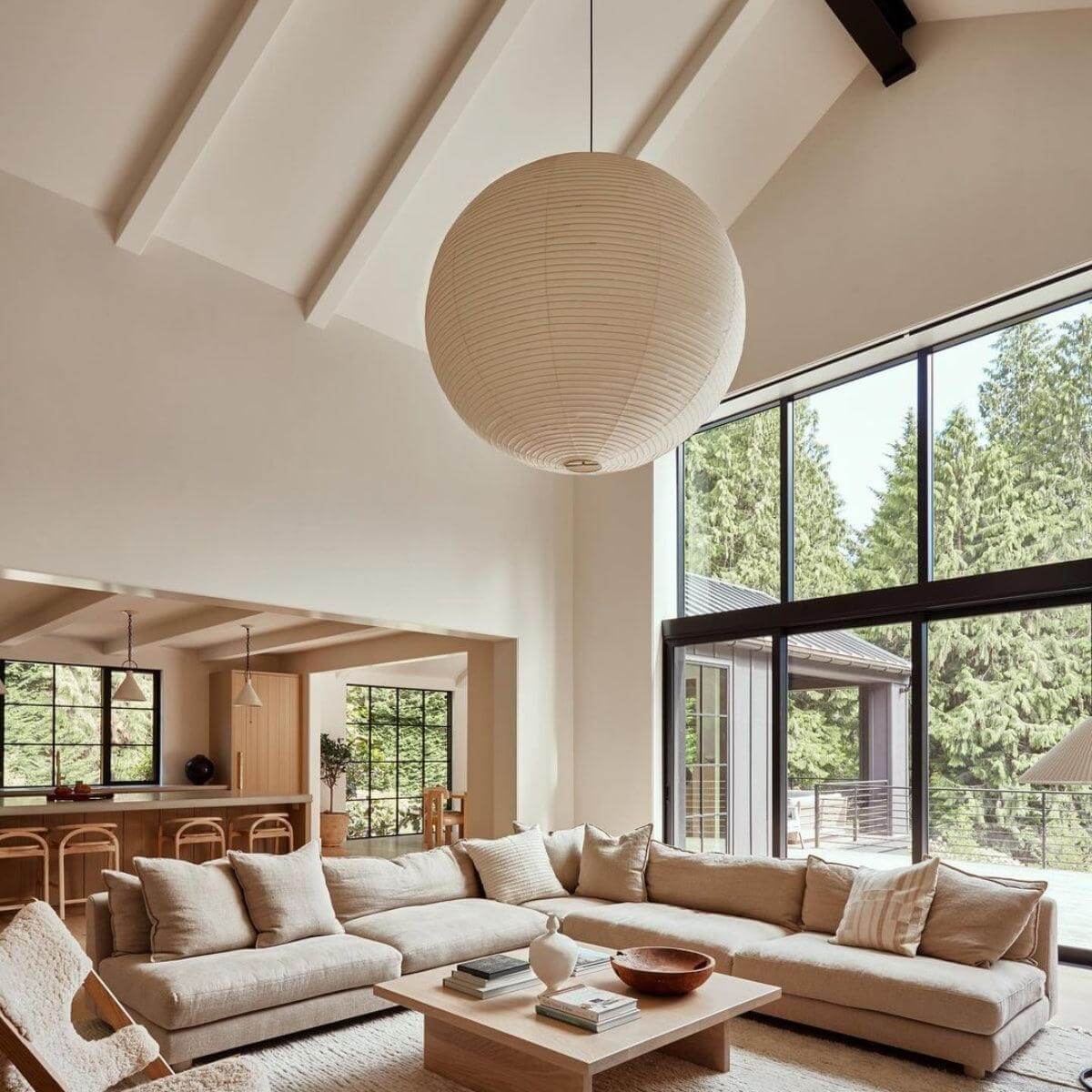 Zanivo Ceiling Lamp – Modern Nordic Luxury Glass Light – Vinlighting