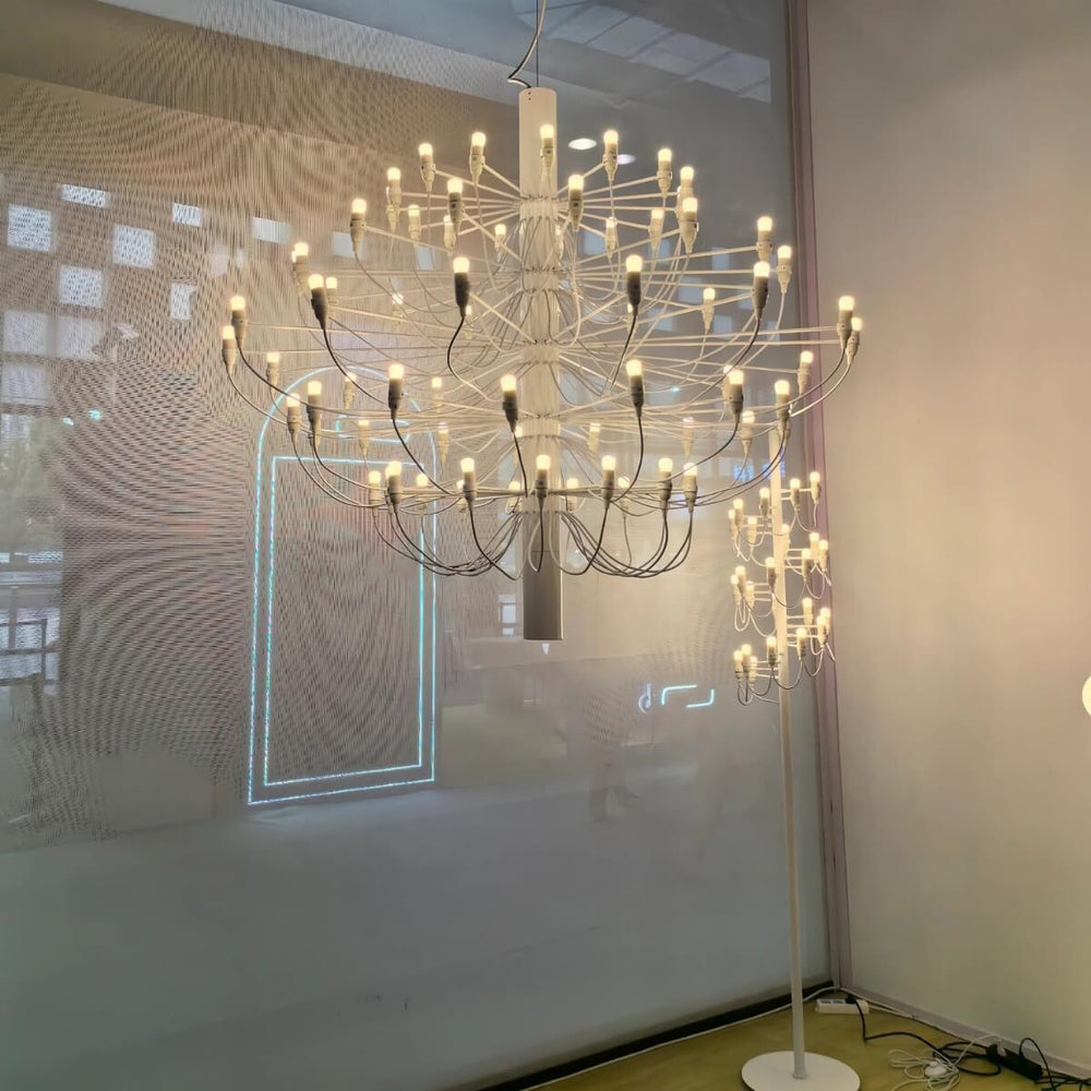 2097 Chandelier - Modern Mid Century Large Light for High Ceilings | Vinlighting | Vinlighting