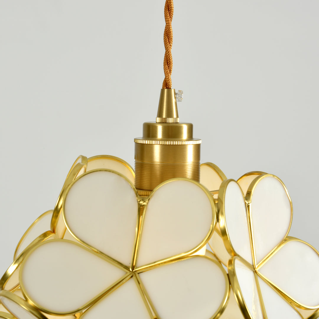 Glass Petal Pendant Light