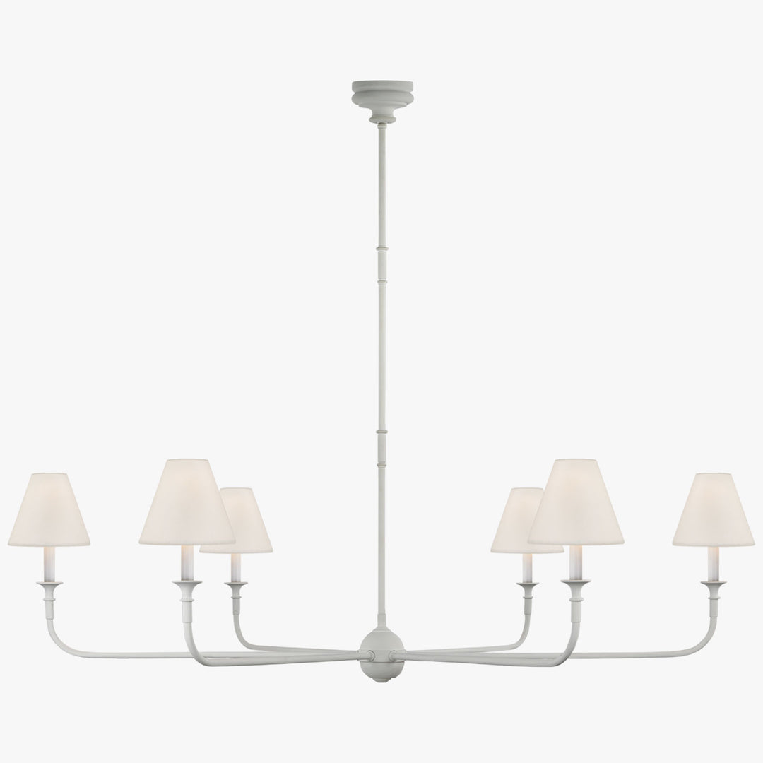 Piaf Grande Chandelier – Modern Mid Century Brass Light for Dining | Vinlighting