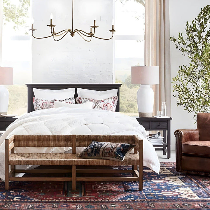Abigeal Chandelier – Vintage Brass Ceiling Light with Candle Bulbs | Vinlighting | Vinlighting
