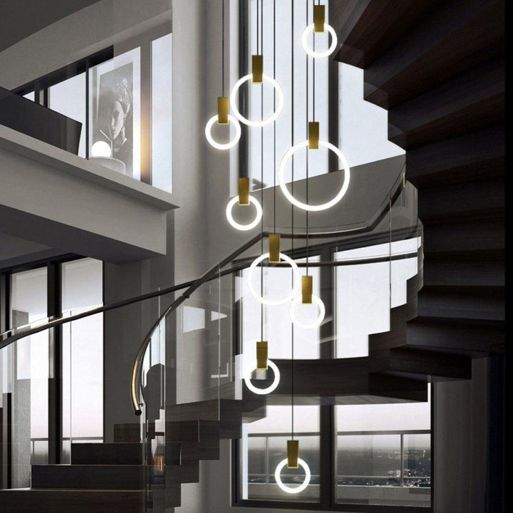 Acrylic Ring Chandelier – Modern Design with Elegant Glow | Vinlighting