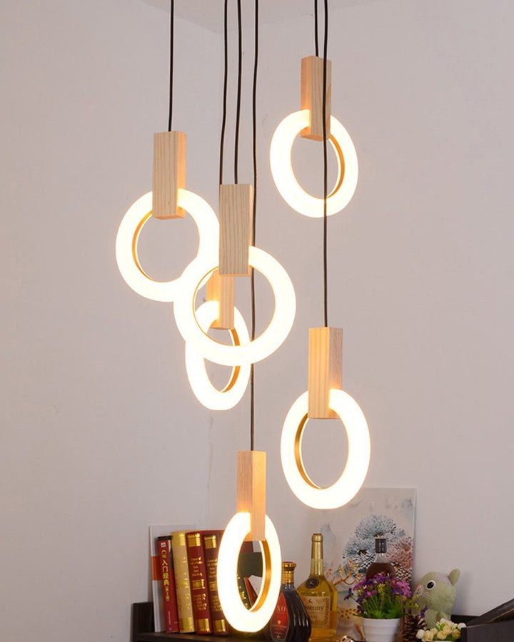 Acrylic Ring Chandelier – Modern Design with Elegant Glow | Vinlighting