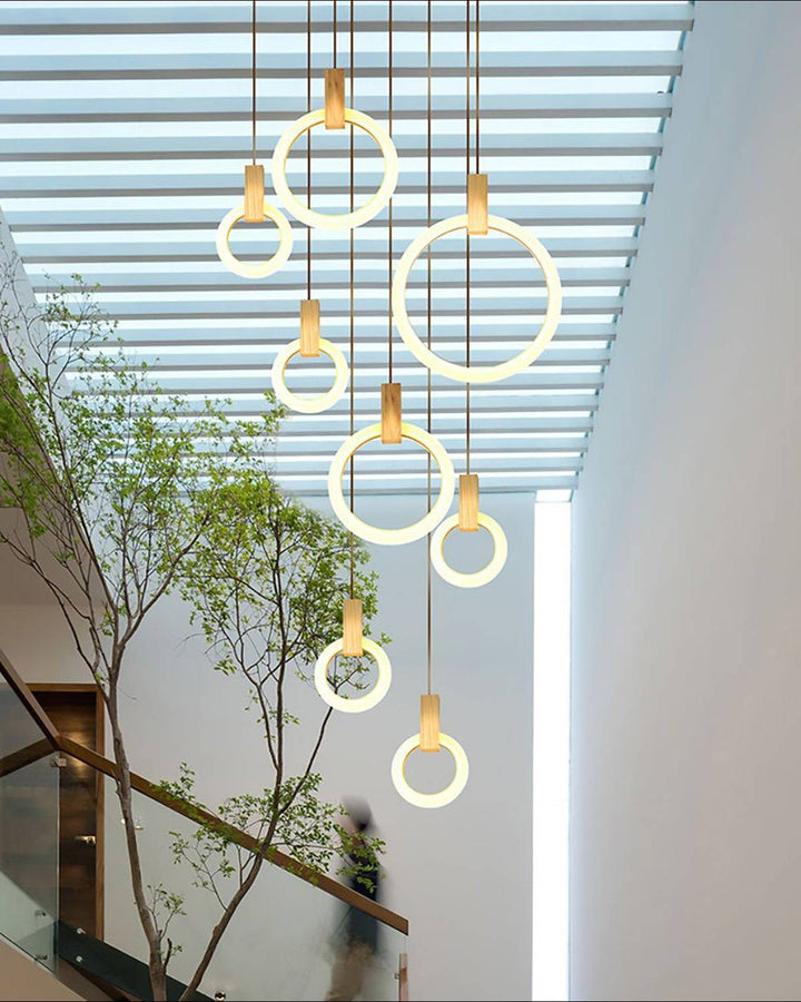 Acrylic Ring Chandelier – Modern Design with Elegant Glow | Vinlighting