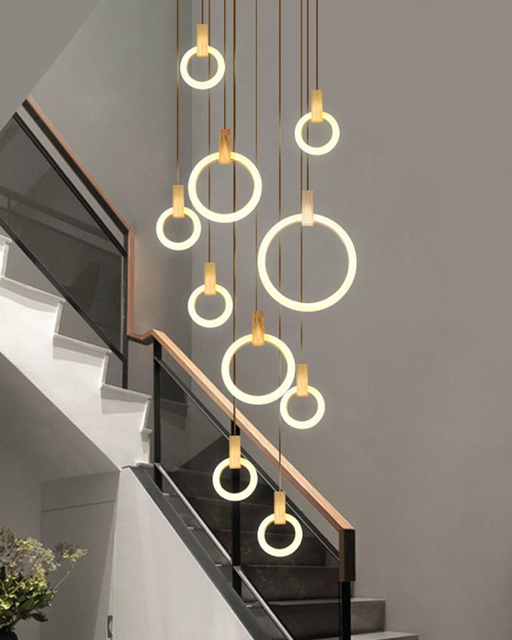 Acrylic Ring Chandelier – Modern Design with Elegant Glow | Vinlighting