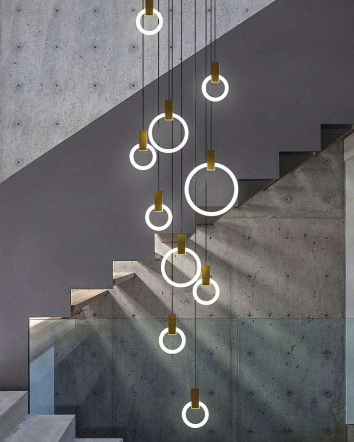 Acrylic Ring Chandelier – Modern Design with Elegant Glow | Vinlighting