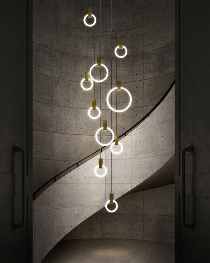 Acrylic Ring Chandelier – Modern Design with Elegant Glow | Vinlighting