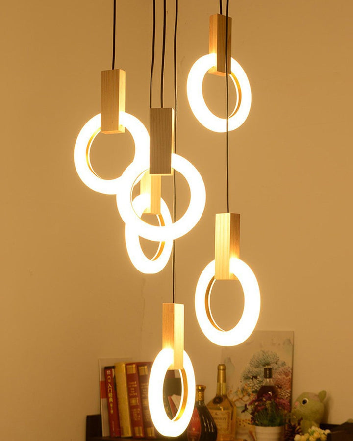 Acrylic Ring Chandelier – Modern Design with Elegant Glow | Vinlighting
