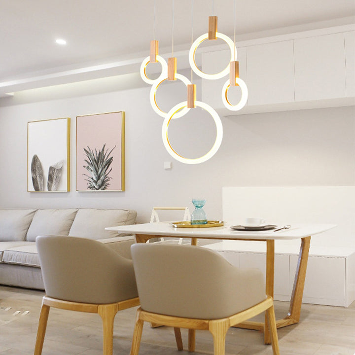 Acrylic Ring Chandelier – Modern Design with Elegant Glow | Vinlighting
