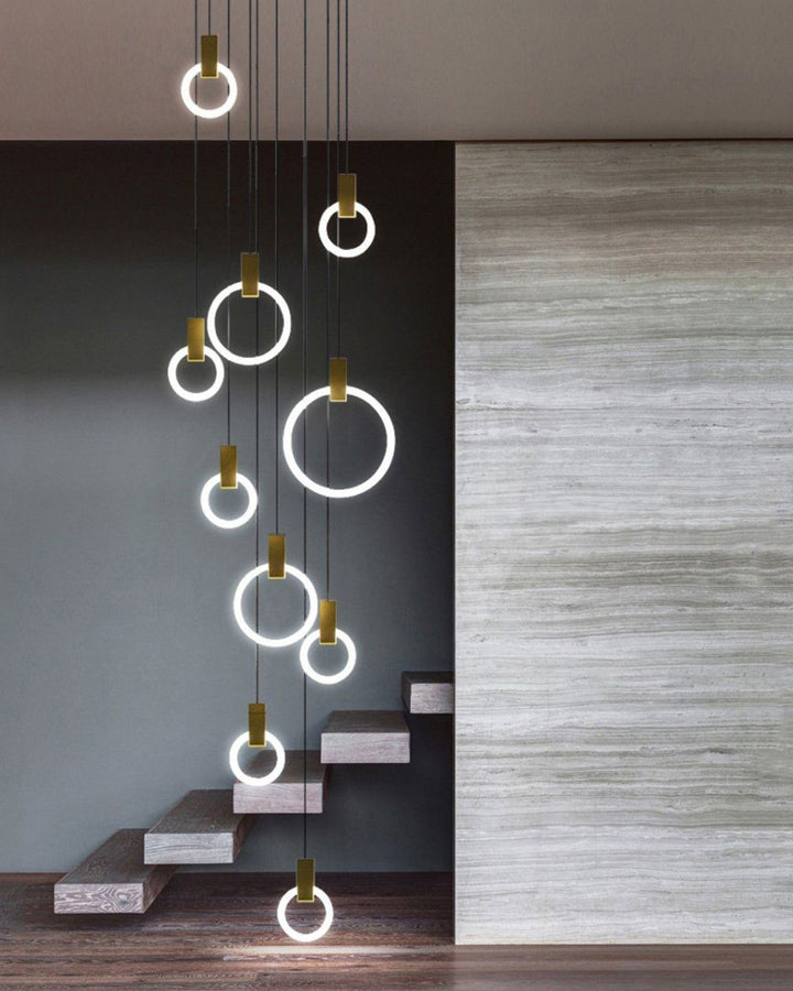 Acrylic Ring Chandelier – Modern Design with Elegant Glow | Vinlighting