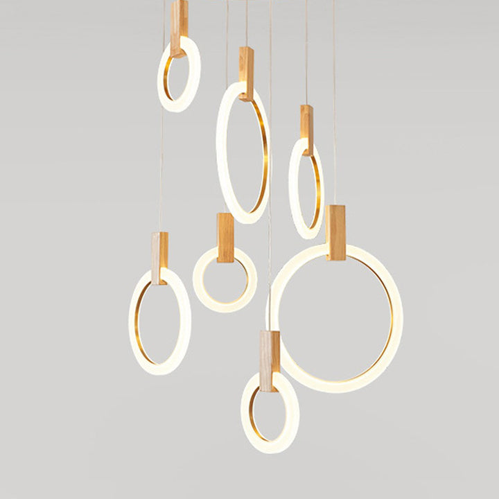 Acrylic Ring Chandelier – Modern Design with Elegant Glow | Vinlighting