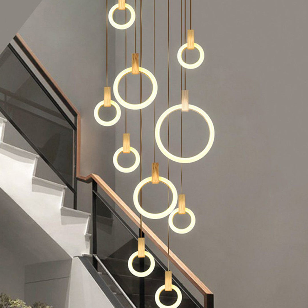 Acrylic Ring Chandelier – Modern Design with Elegant Glow | Vinlighting