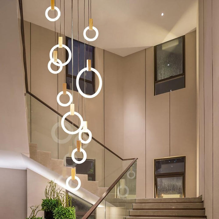 Acrylic Ring Chandelier – Modern Design with Elegant Glow | Vinlighting