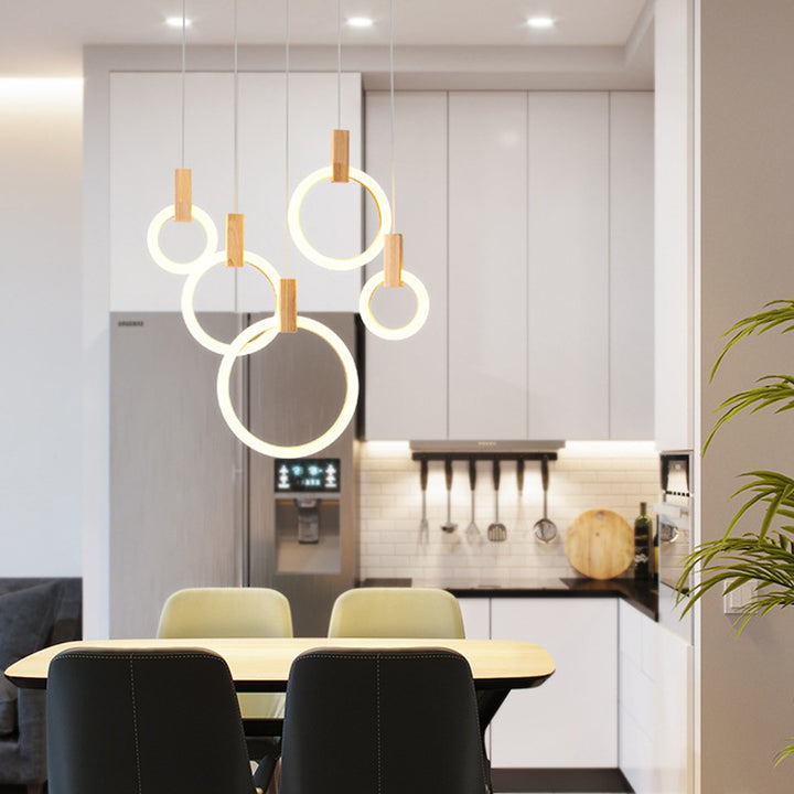 Acrylic Ring Chandelier – Modern Design with Elegant Glow | Vinlighting